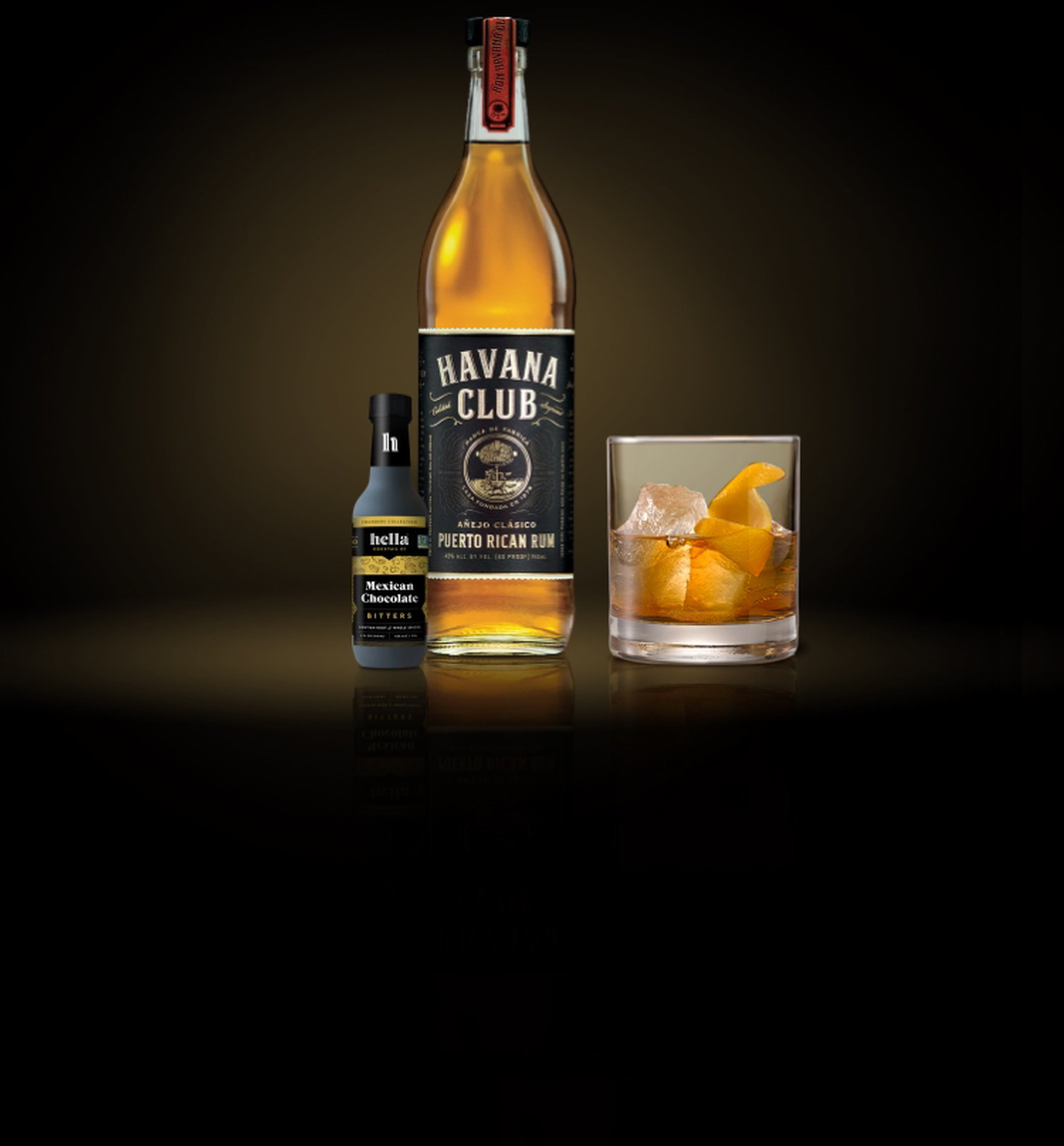 Havana Club Añejo Clasico Rum - Rum Old Fashioned